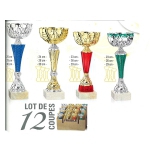 Lot de 12 Coupes