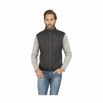 Bodywarmer matelassé bi-matière