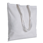 Shopper en coton 120 g/m, anses longues