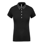 Polo jersey bicolore Femme 180 g/m²
