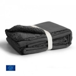 Plaid en microfibre recyclée GRS avec une face Sherpa