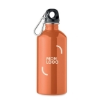 Bouteille en acier inoxydable recyclé avec mousqueton 500 mL