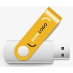 Clé USB gomme blanche 4 Go Twister