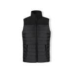 Veste mixte matelassée bi-matière sans manches