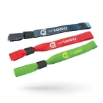 Bracelet textile + bague de serrage