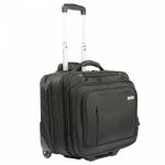 Trolley voyage semi-rigide multipoches