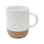 Mug en céramique mate et en liège 300 mL