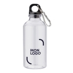 Bouteille transparente en rPET 400 mL 