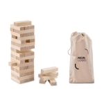 Jeu de construction tour en bois