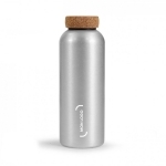 Bouteille 750 mL en aluminium avec bouchon liège Made in Europe