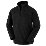 Micropolaire recyclée col zippé 165 g/m²