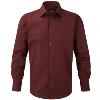 Chemise strech 140g effet velouté