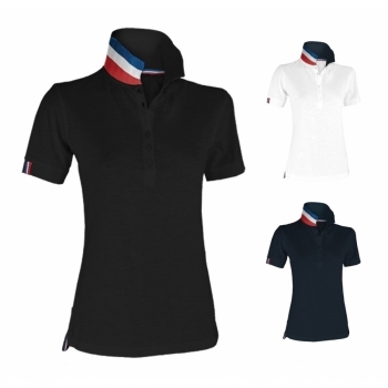 Polo cintré 210g femme