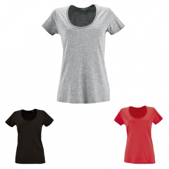 Tee-Shirt décolleté 150g 