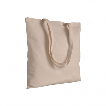 Sac shopping en coton 180 g/m² avec anses longues