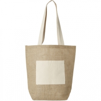 Sac shopping jute