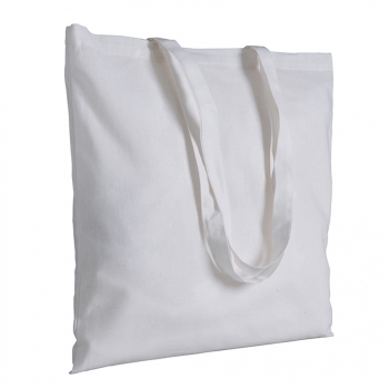 Shopper en coton 120 g/m, anses longues