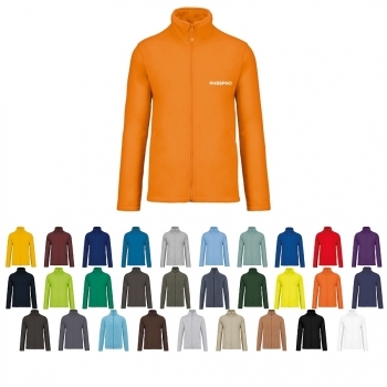 Veste micropolaire zippée homme 300 g/m²