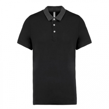Polo jersey bicolore Homme 180 g/m²