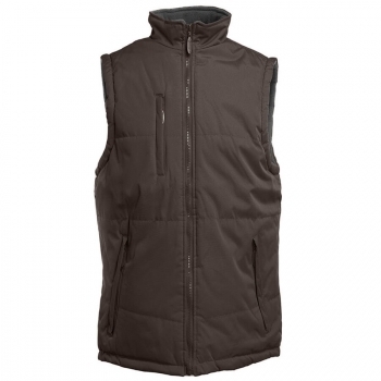 Bodywarmer matelassé et polaire