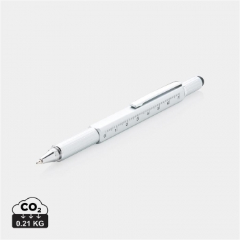 Stylo outil 5 en 1 en aluminium