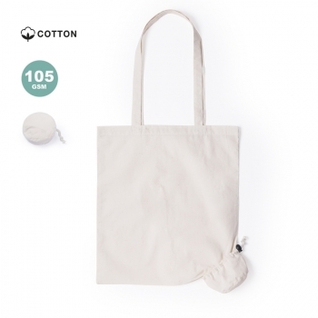 Sac pliable en coton 105 g/m²