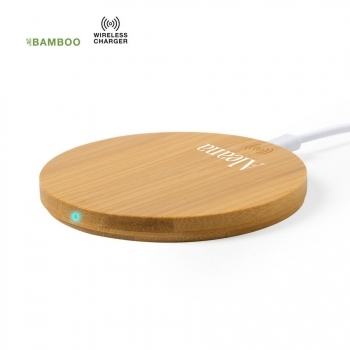 Chargeur à induction 10 W en bambou