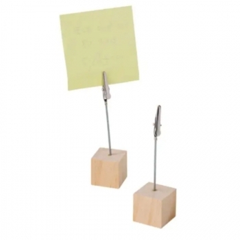 Porte-clips en bois 