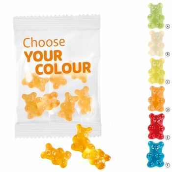 Oursons premium unicolores, 10 g