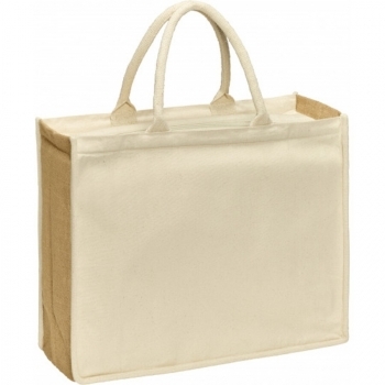 Sac isotherme en coton et jute