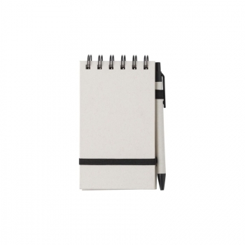 Carnet à spirale A6 en carton recyclé