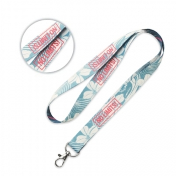 Tour de cou 2 cm en rPET avec boucle détachable