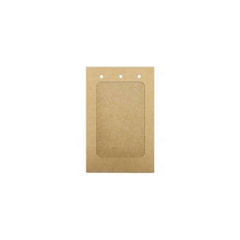 Porte-badge en papier kraft