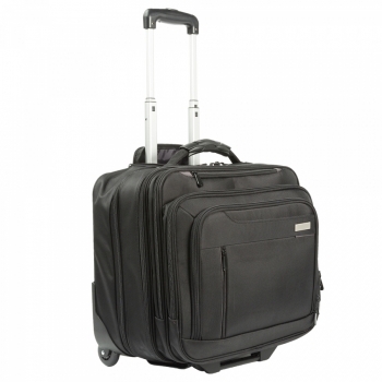 Trolley voyage semi-rigide multipoches