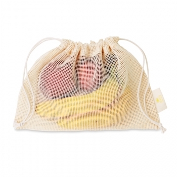 Sac à provisions en maille de coton