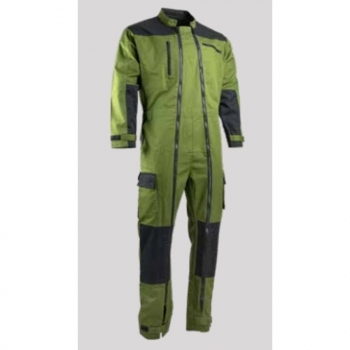 Combinaison double zip bicolore 245 g/m²