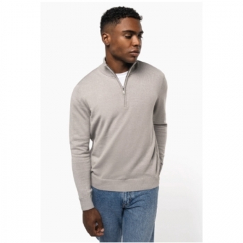 Pull 1/4 zip Homme 400 g/m²