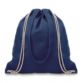 Sac shopping en toile avec anses longues 220 g/m²