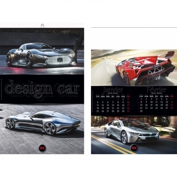 Calendrier Design Car